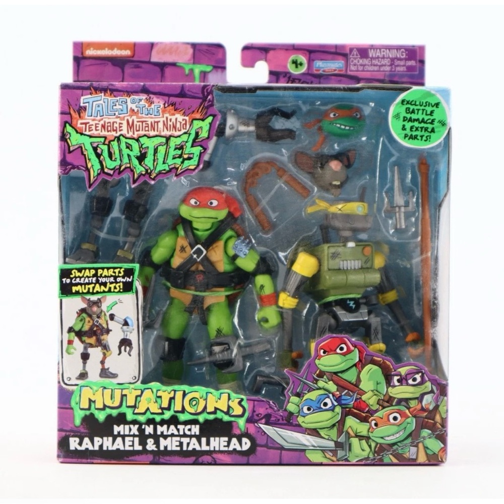 Tales of Teenage Mutant Ninja Turtles Mutations Mix 'N Match
RAPHAEL & METALHEAD